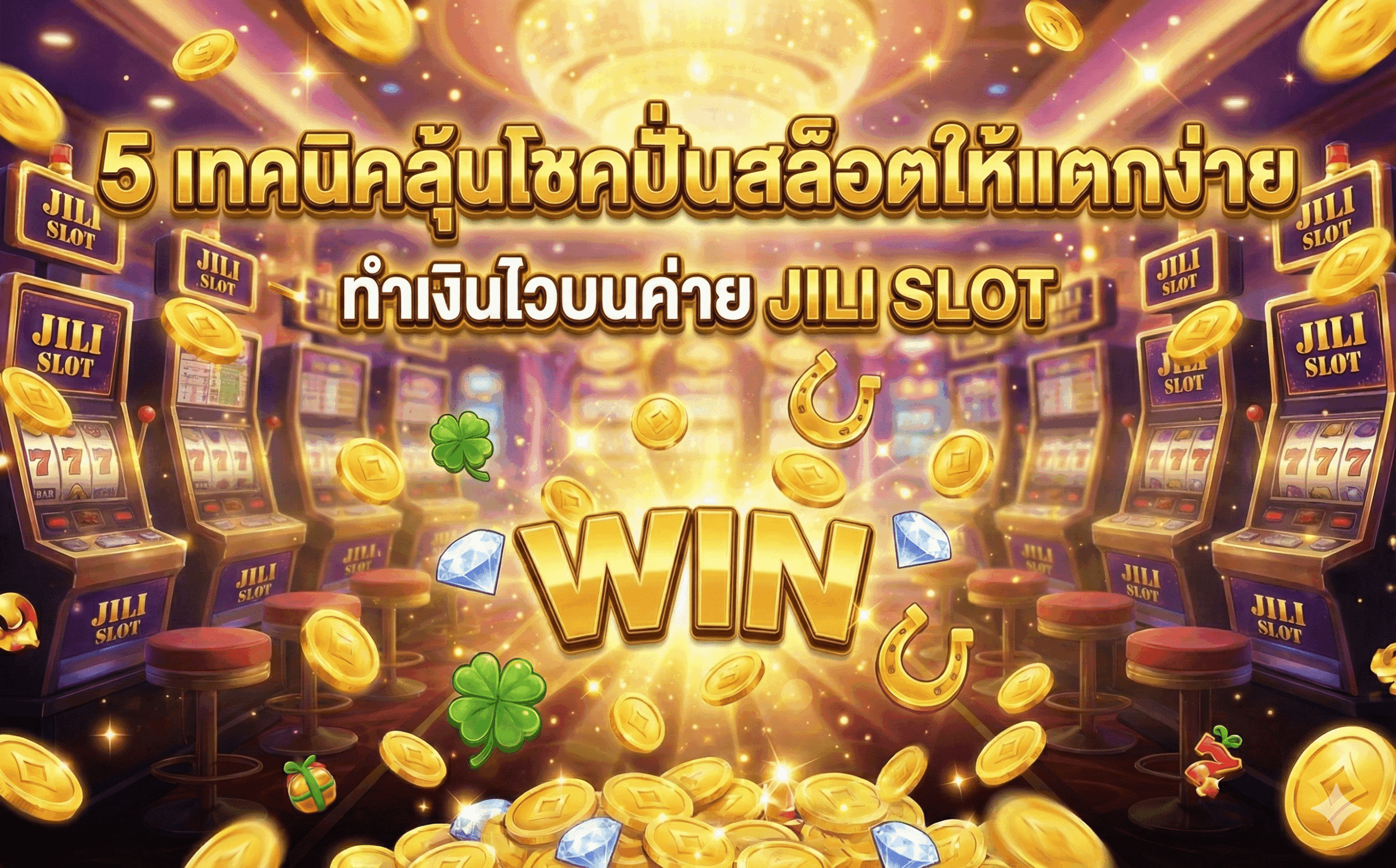 5 เทคนิคลุ้นโชคสล็อต