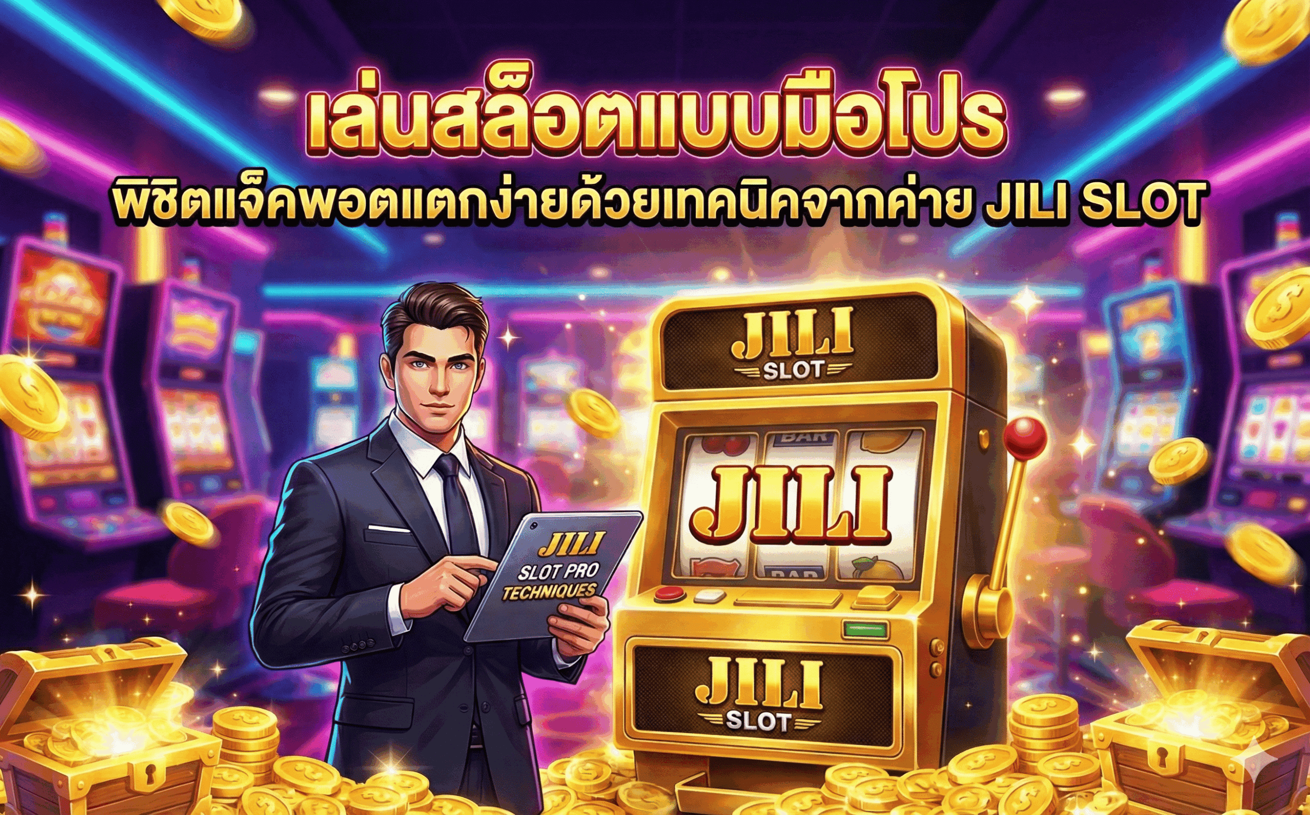 เล่นสล็อตแบบมือโปร